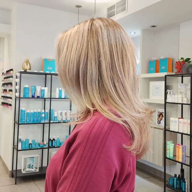 Cut, blowdry and balayage